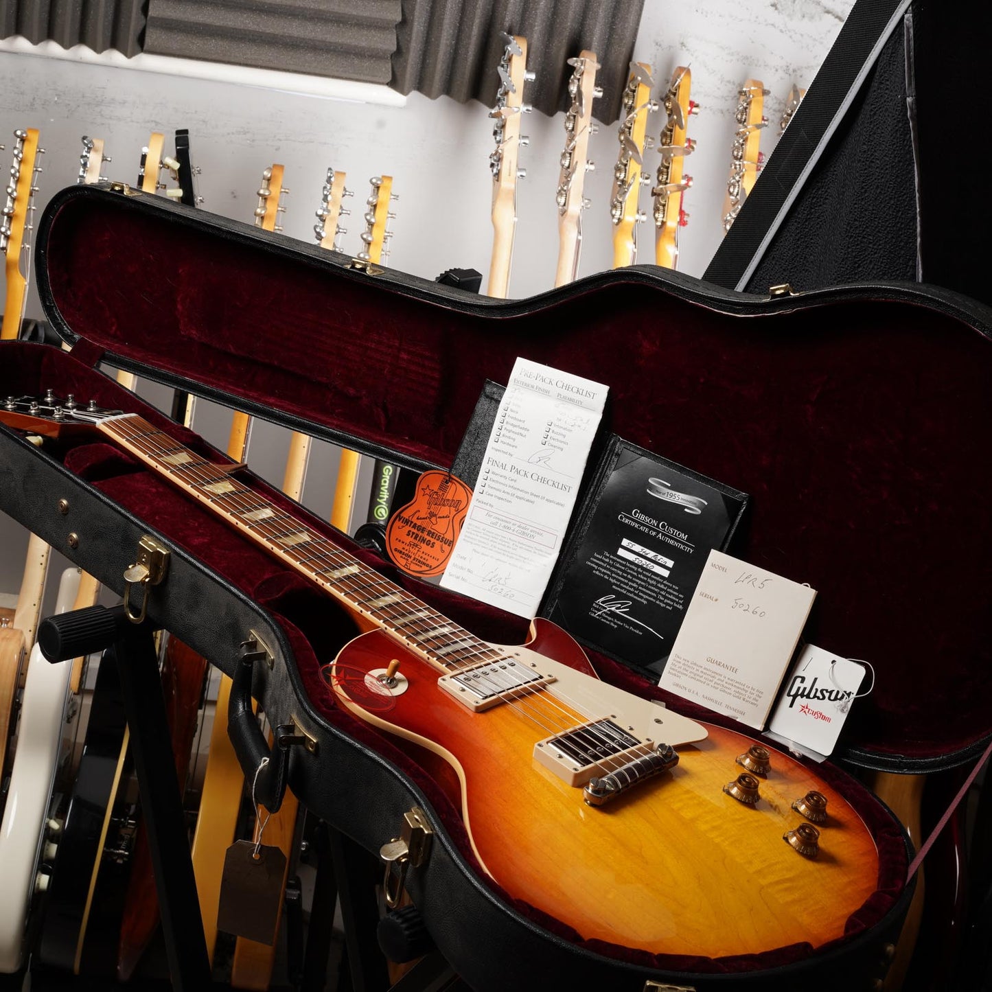 Gibson Custom Shop '55 Les Paul Exclusive Hot-Mod Wraptail 2010 - Cherry Sunburst