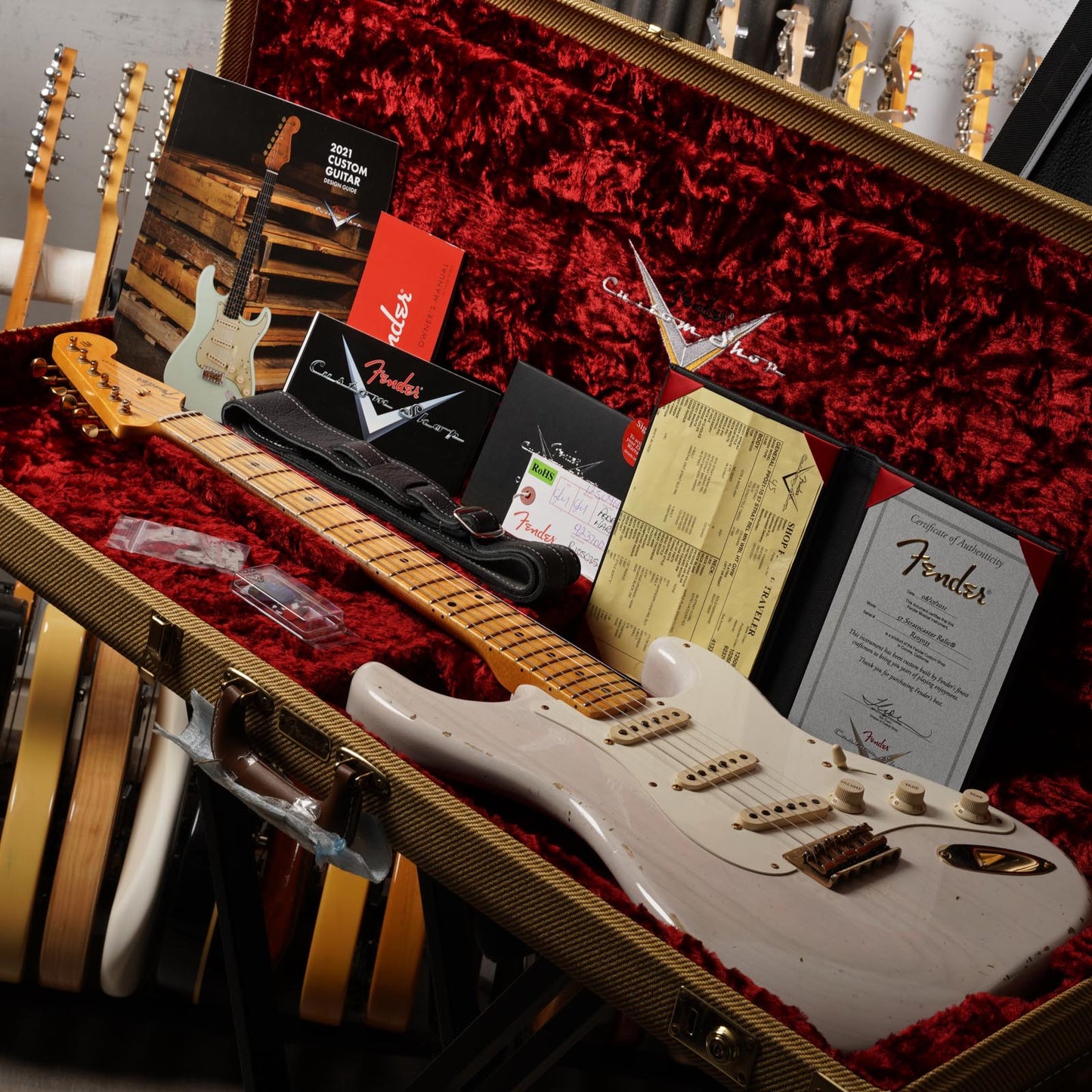 Fender Custom Shop '57 Reissue Stratocaster Relic 2021 White Blonde