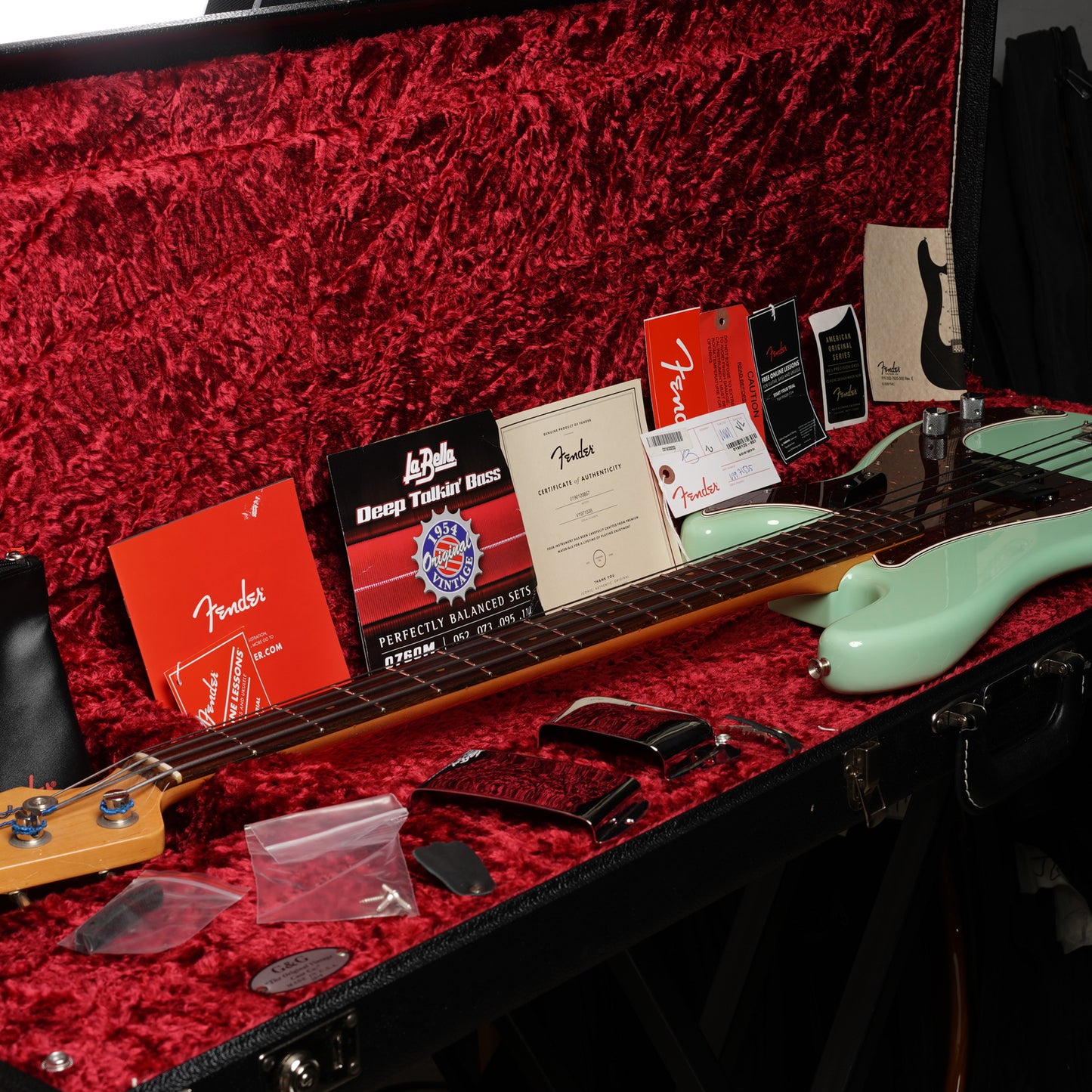 Fender American Original '60s Precision Bass with Rosewood Fretboard 2020 - 2022 - Surf Green