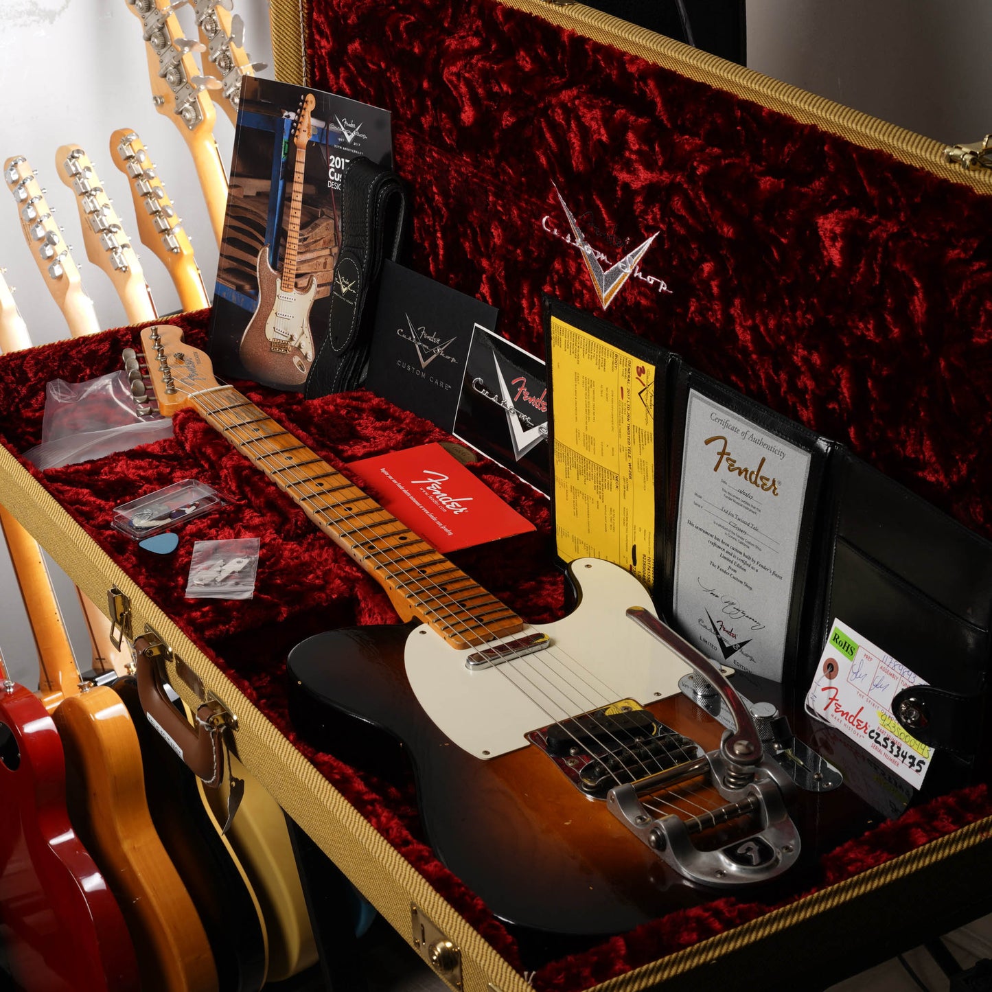 Fender Custom Shop Limited Edition Twisted Telecaster Journeyman Relic 2017 - Wide Fade 2 Colour Sunburst