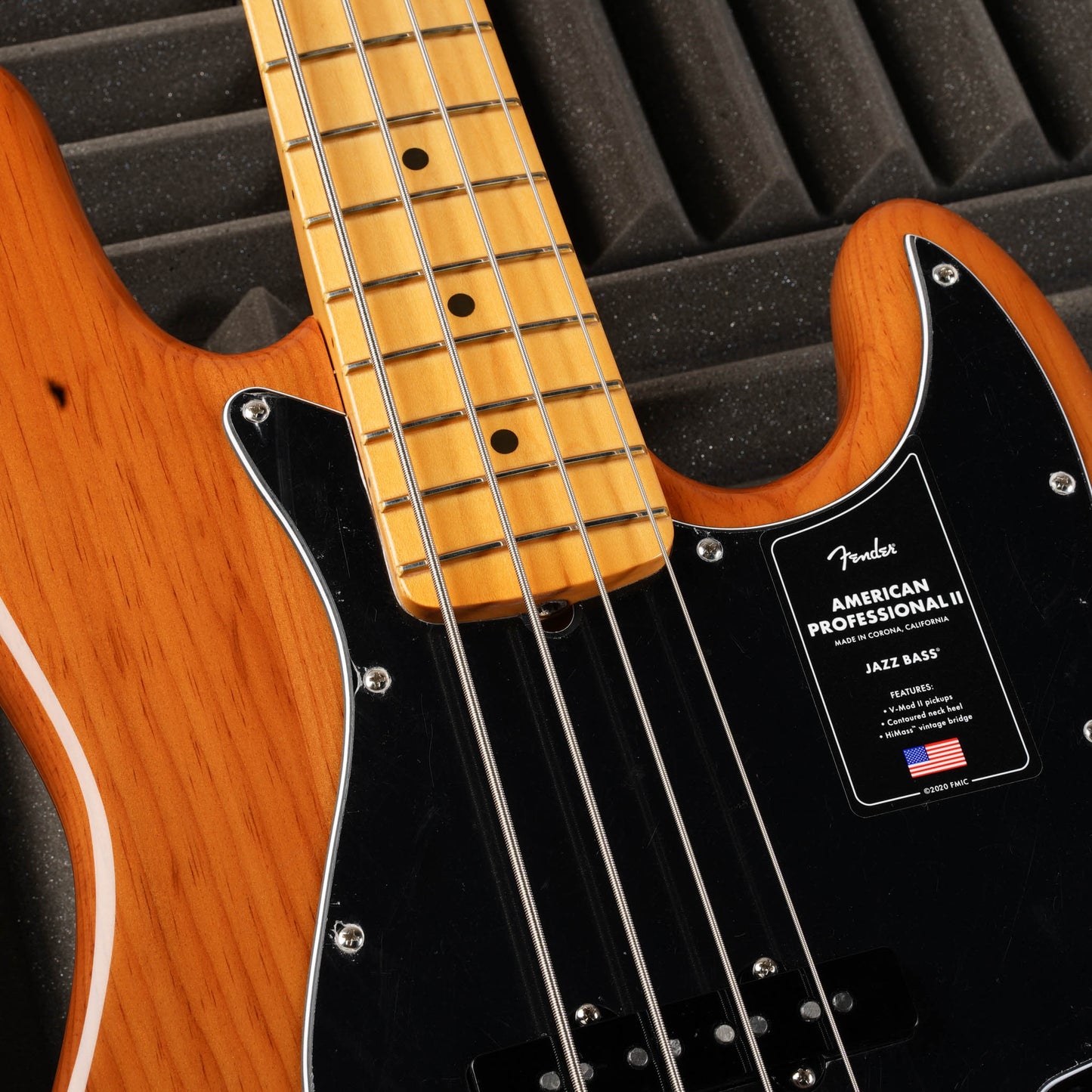 Fender American Professional II Jazz Bass with Maple Fretboard 2023 - Roasted Pine