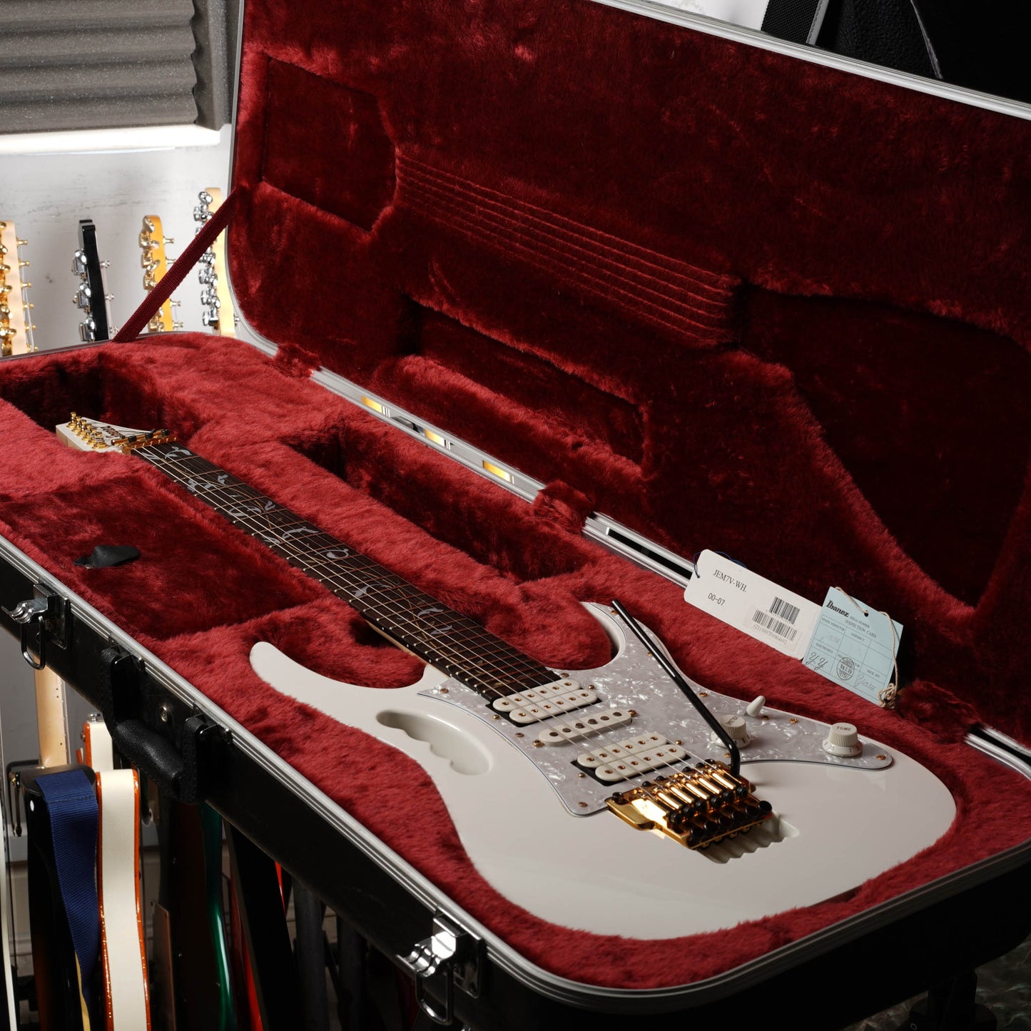 Ibanez JEM7V-WH Steve Vai Signature with Rosewood Fretboard 2009 - White