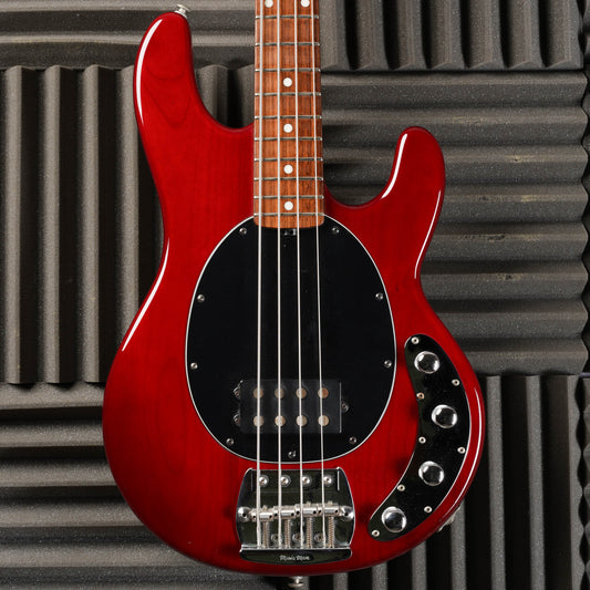 Ernie Ball Music Man StingRay 4 H with Rosewood Fretboard 1995 - Translucent Red