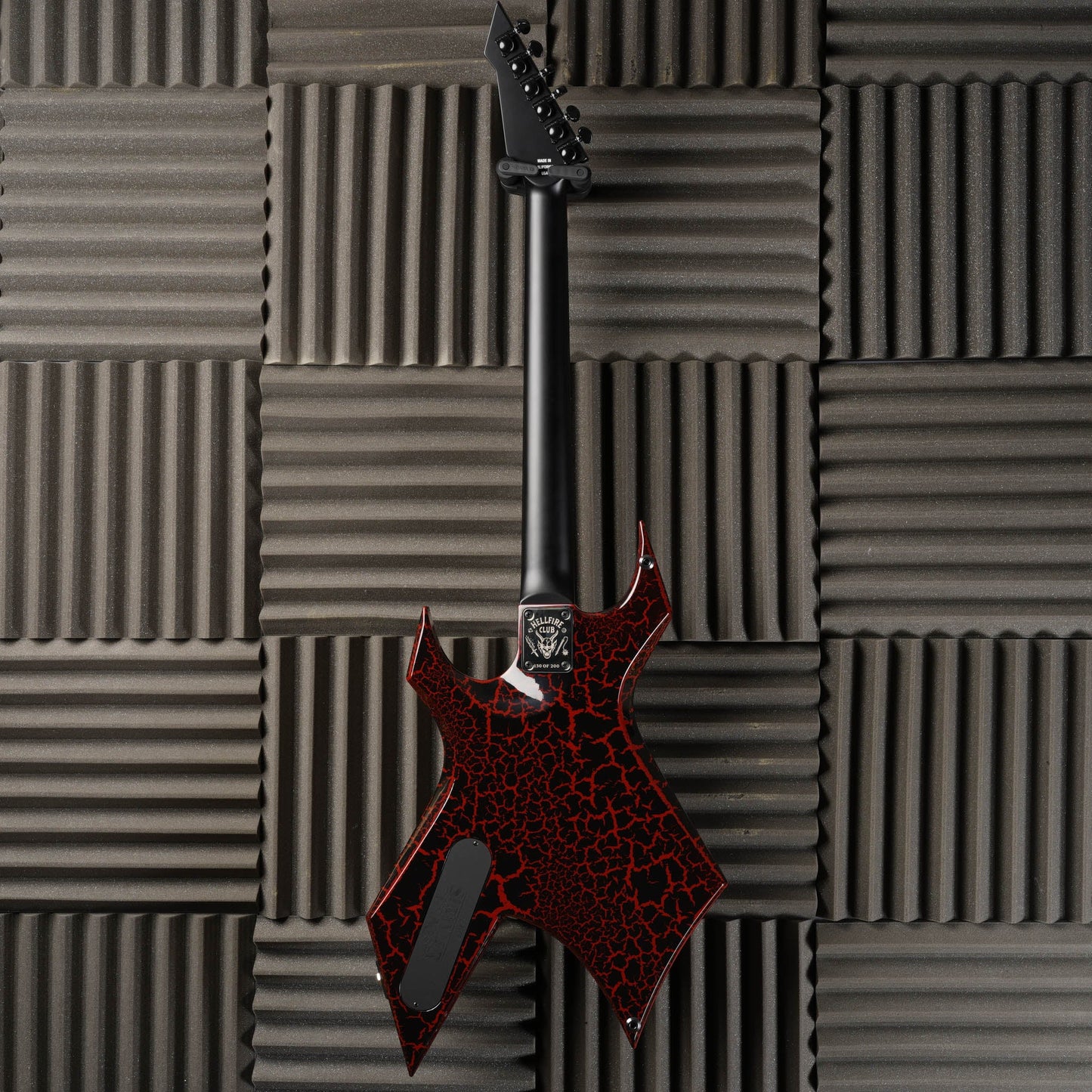 B.C. Rich Custom Shop Stranger Things “Eddie's” NJ Warlock 2022 - Relic Crackle