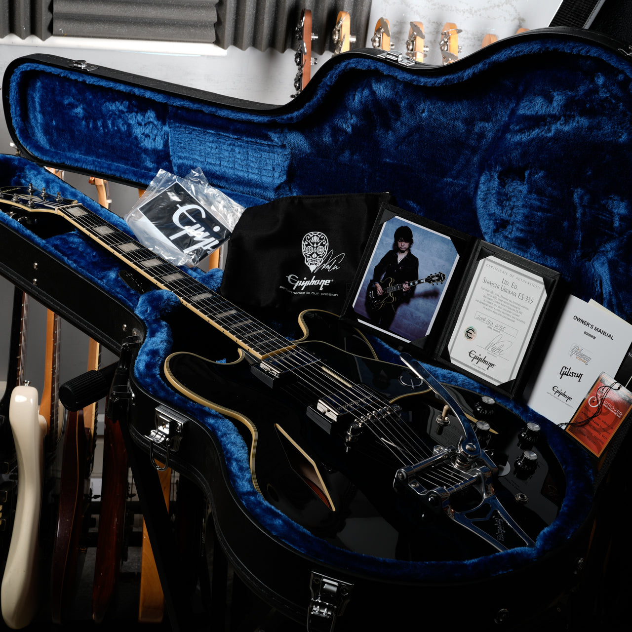 Epiphone Shinichi Ubukata Signature ES-355 2020- Ebony