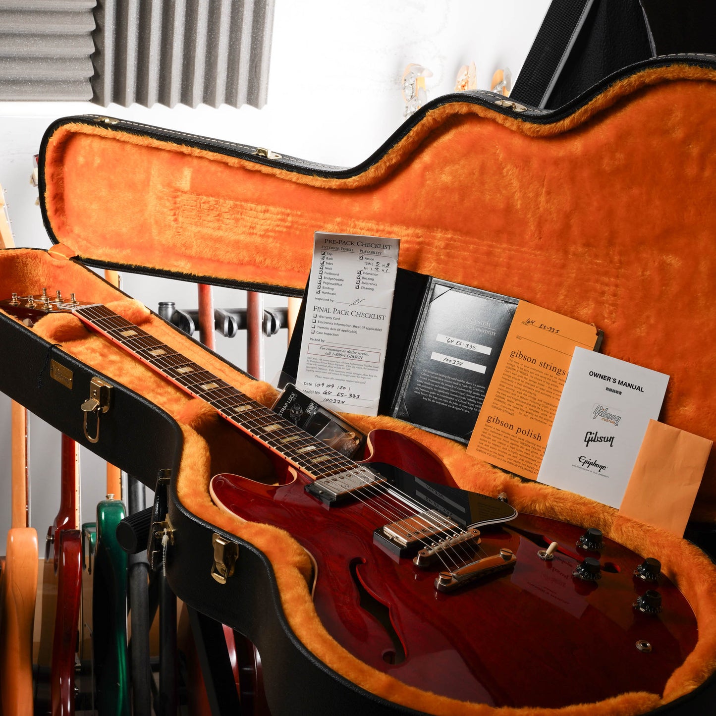 Gibson Custom Shop '64 ES-335 Reissue with Grovers 2020 - VOS Sixties Cherry