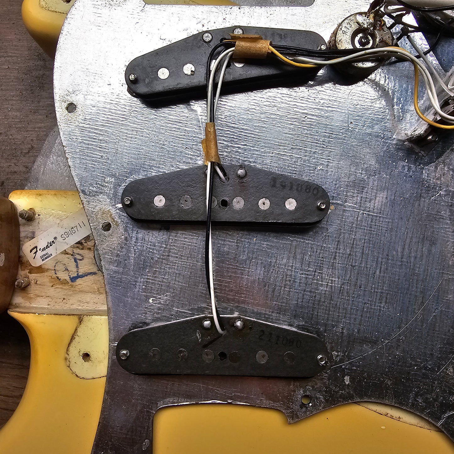 Fender Stratocaster Hardtail with Maple Fretboard 1979 - Olympic White