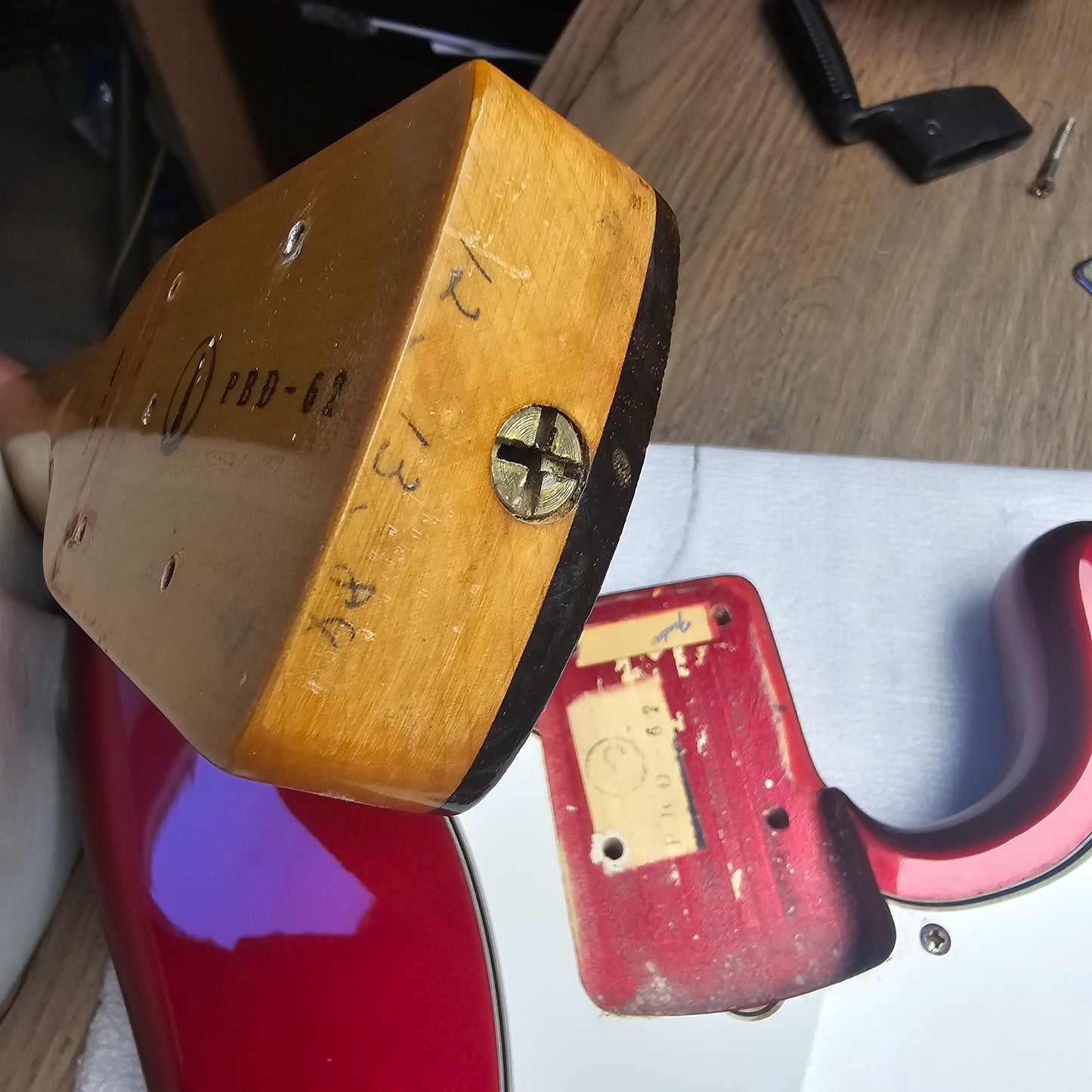 Fender PB-62 "A0" Serial 1984 - Candy Apple Red