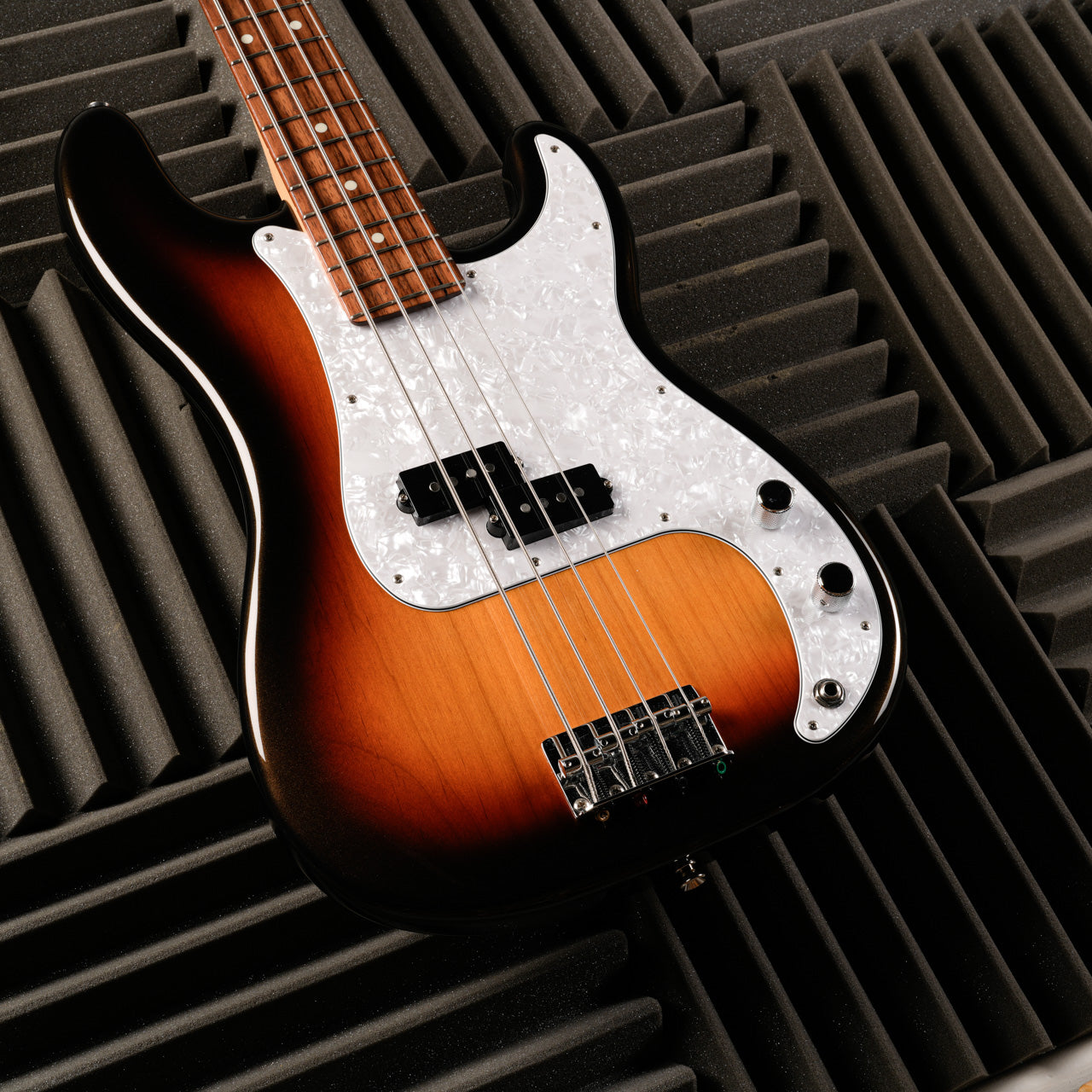 Fender MIJ Hybrid II Precision Bass with Rosewood Fretboard 2021 - Metallic 3-Color Sunburst