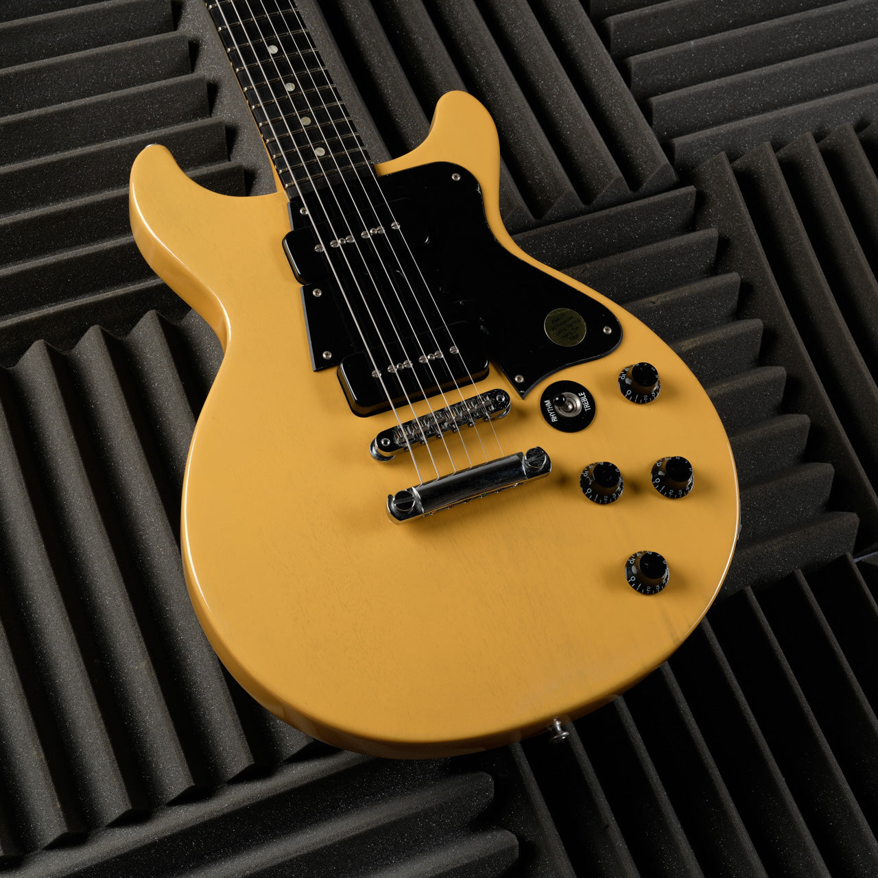 Gibson Ltd Edition Les Paul Double Cutaway Special P-90 Ebony Fretboard 2009 - Gloss Yellow