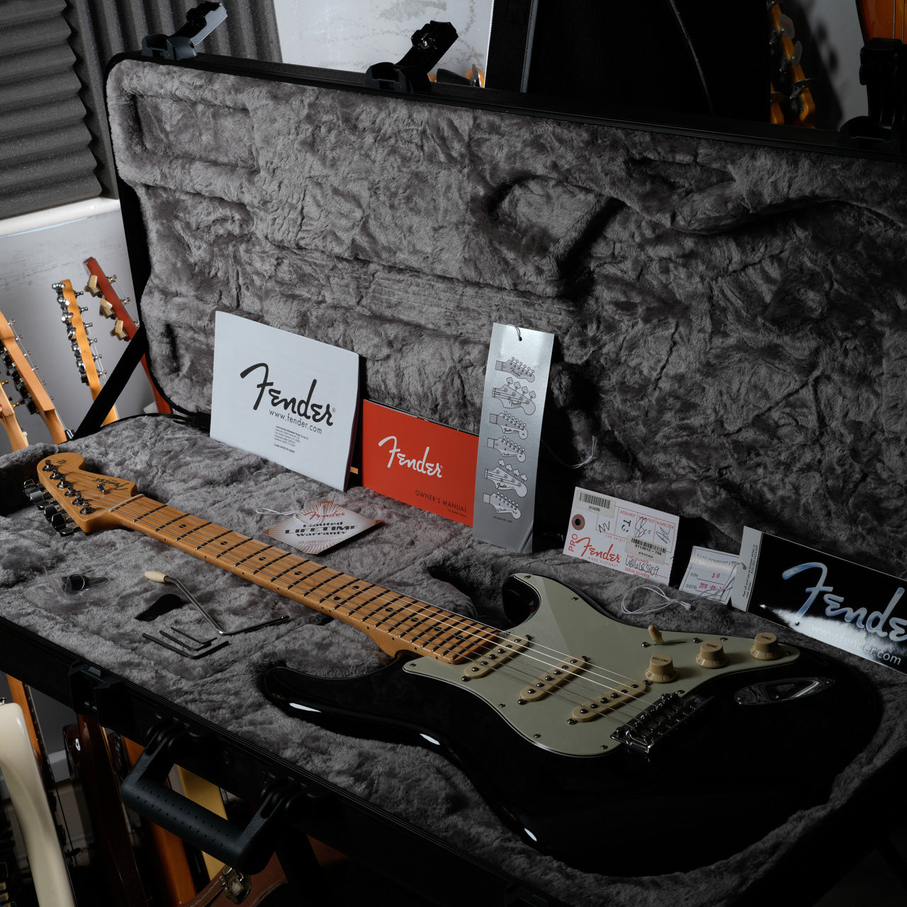 Fender American Professional Stratocaster with Maple Fretboard 2017 - Black