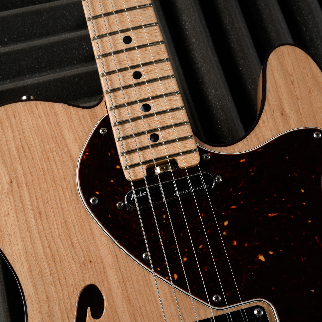 Fender American Elite Telecaster Thinline with Maple Fretboard 2019 - Natural