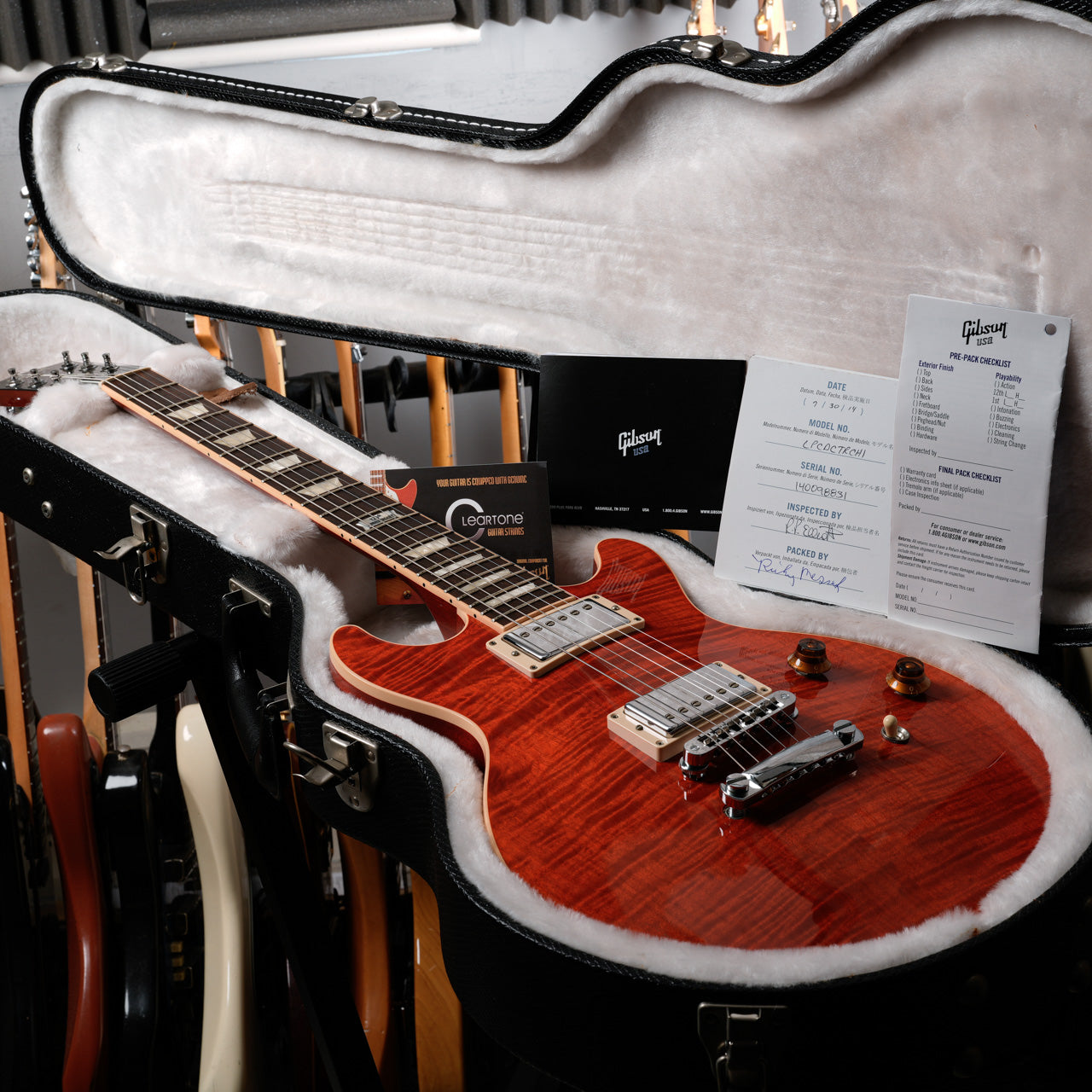 Gibson Les Paul Classic Double Cutaway 2014 - Trans Red