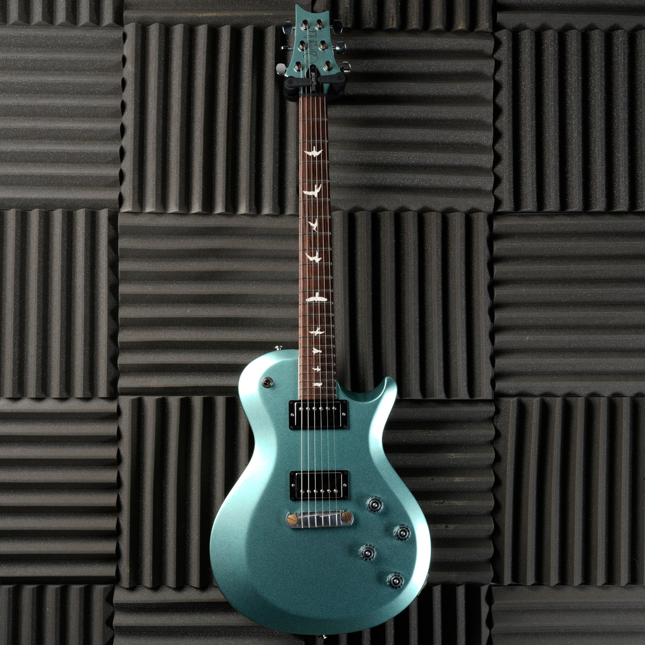 PRS S2 Singlecut Standard with Birds Inlay - 2016 - Frost Green Metallic
