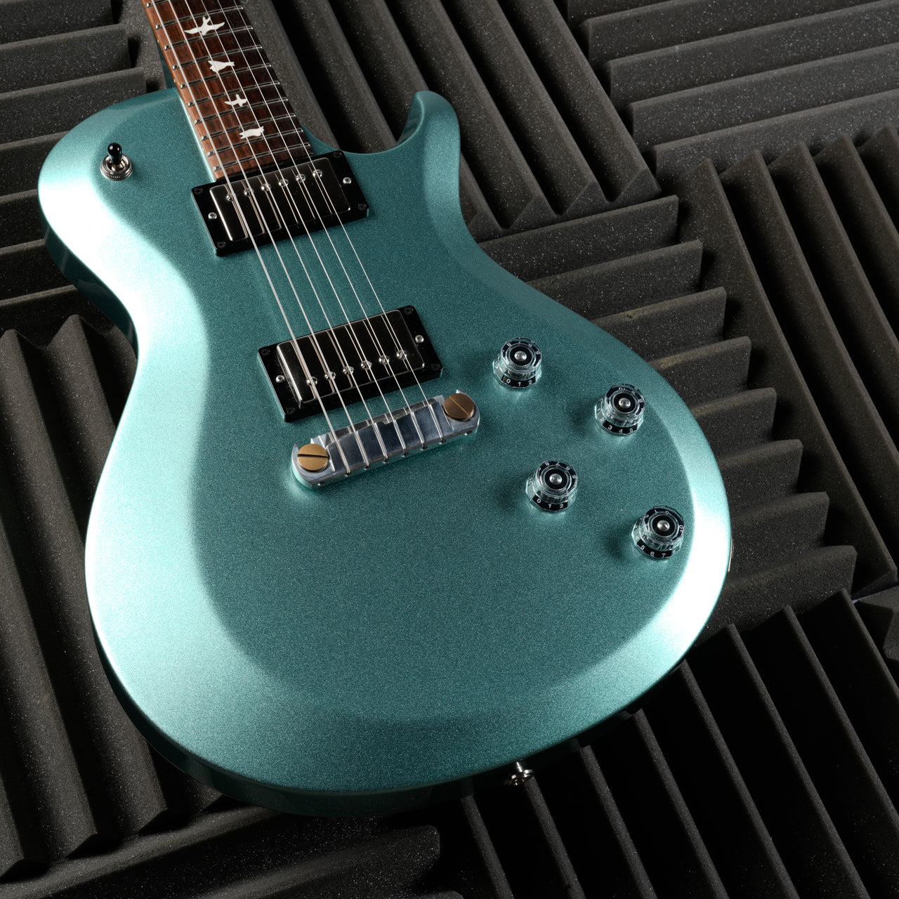 PRS S2 Singlecut Standard with Birds Inlay - 2016 - Frost Green Metallic