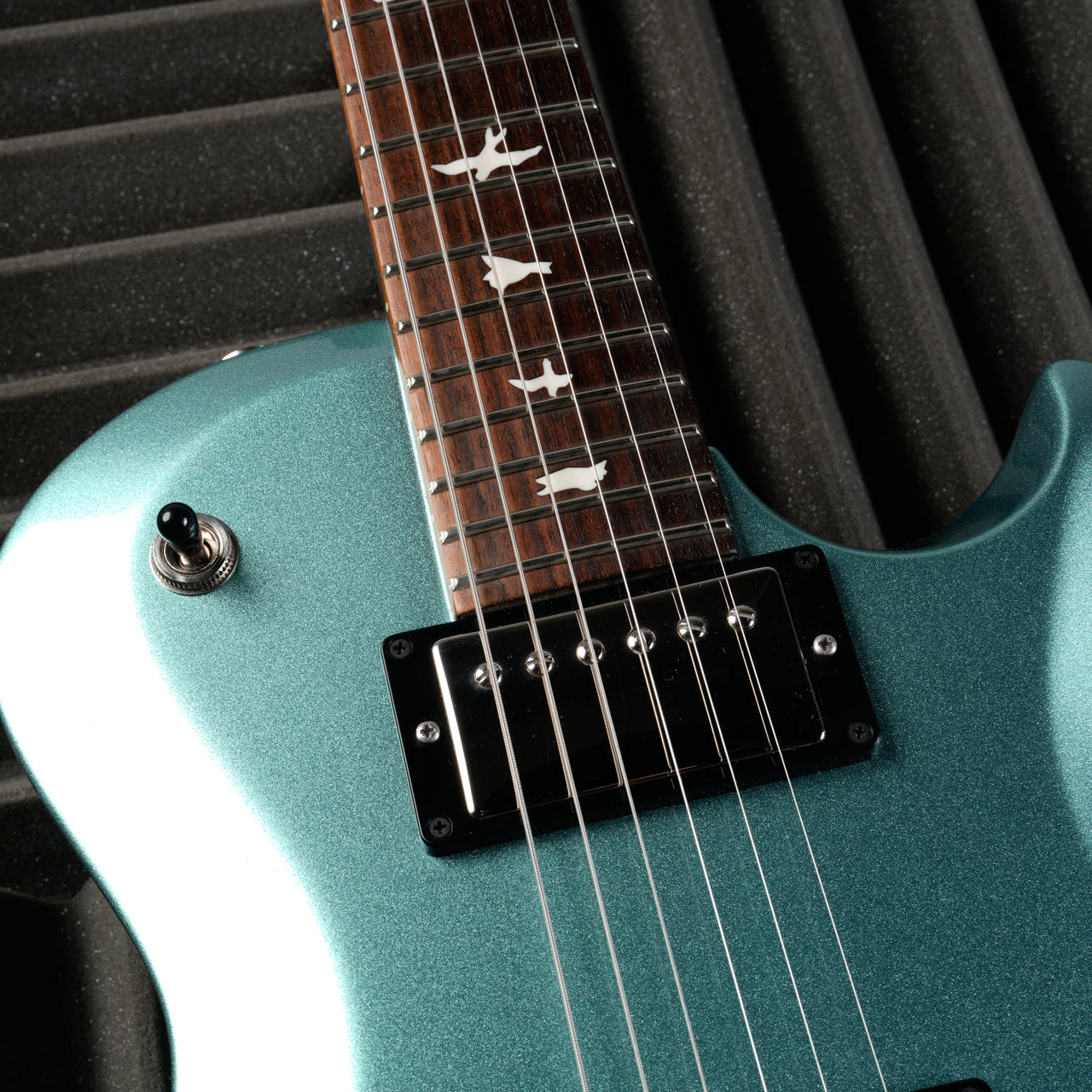 PRS S2 Singlecut Standard with Birds Inlay - 2016 - Frost Green Metallic