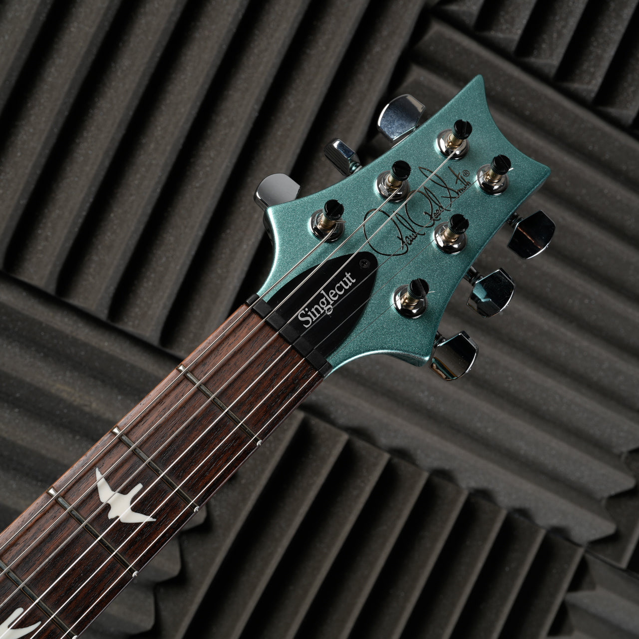 PRS S2 Singlecut Standard with Birds Inlay - 2016 - Frost Green Metallic