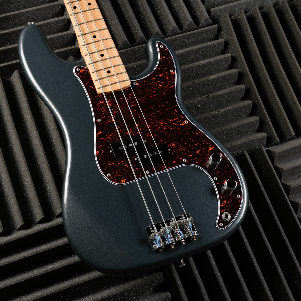 Fender MIJ Hybrid '50s Precision Bass 2019 - Charcoal Frost Metallic