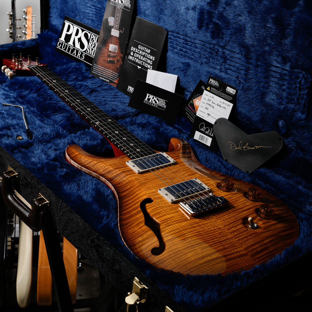 PRS DGT Semi-Hollow David Grissom Tremolo Signature 2024 - McCarty Sunburst