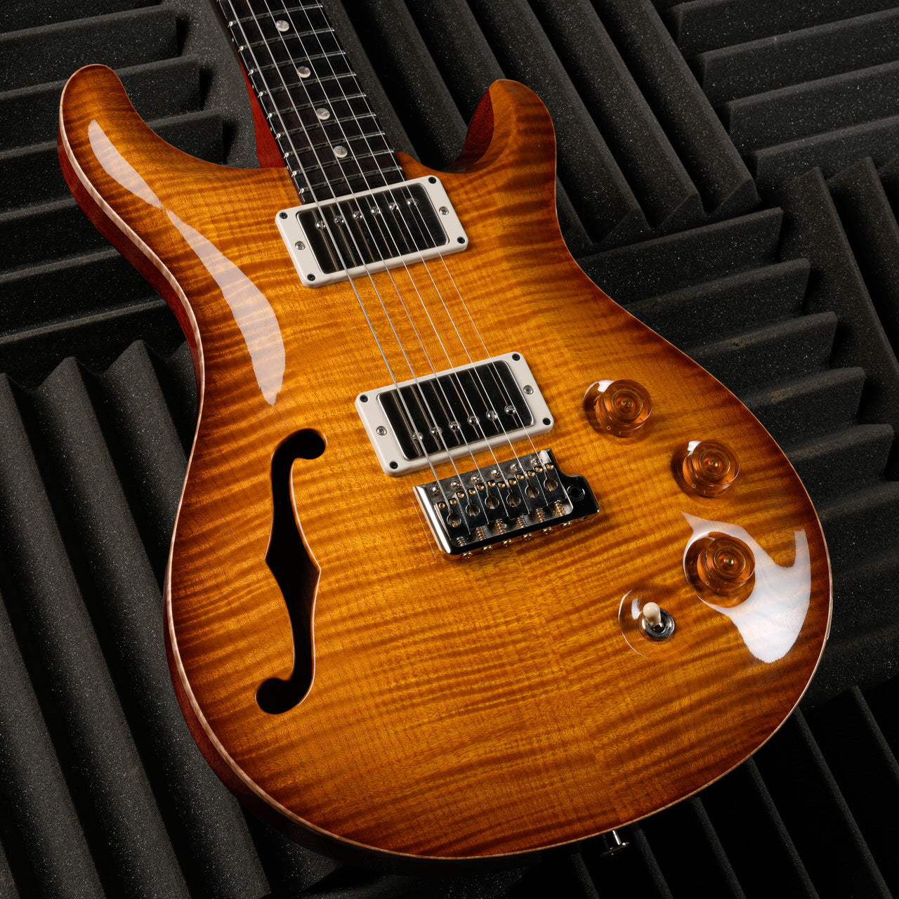 PRS DGT Semi-Hollow David Grissom Tremolo Signature 2024 - McCarty Sunburst