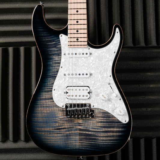 Suhr Standard Plus - Faded Trans Whale Blue Burst
