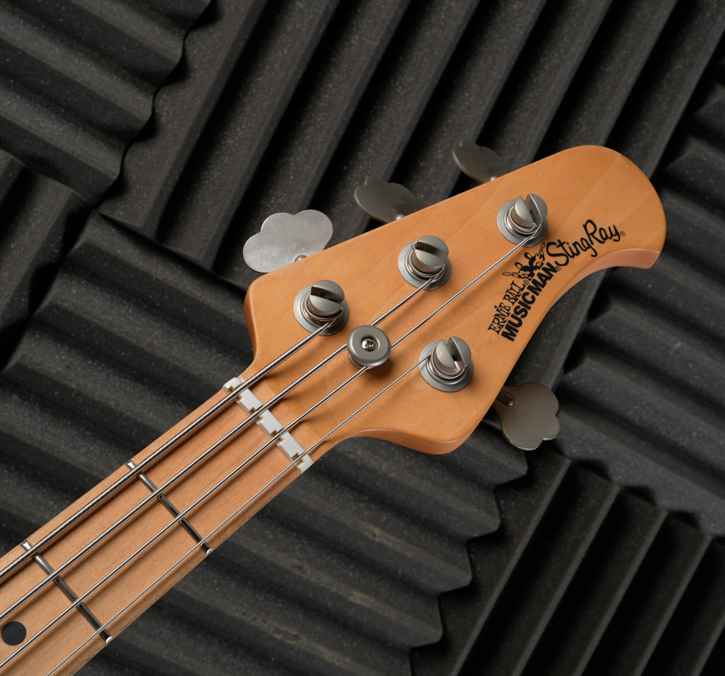 Ernie Ball Music Man StingRay 4 H with Maple Fretboard 2007 - Black