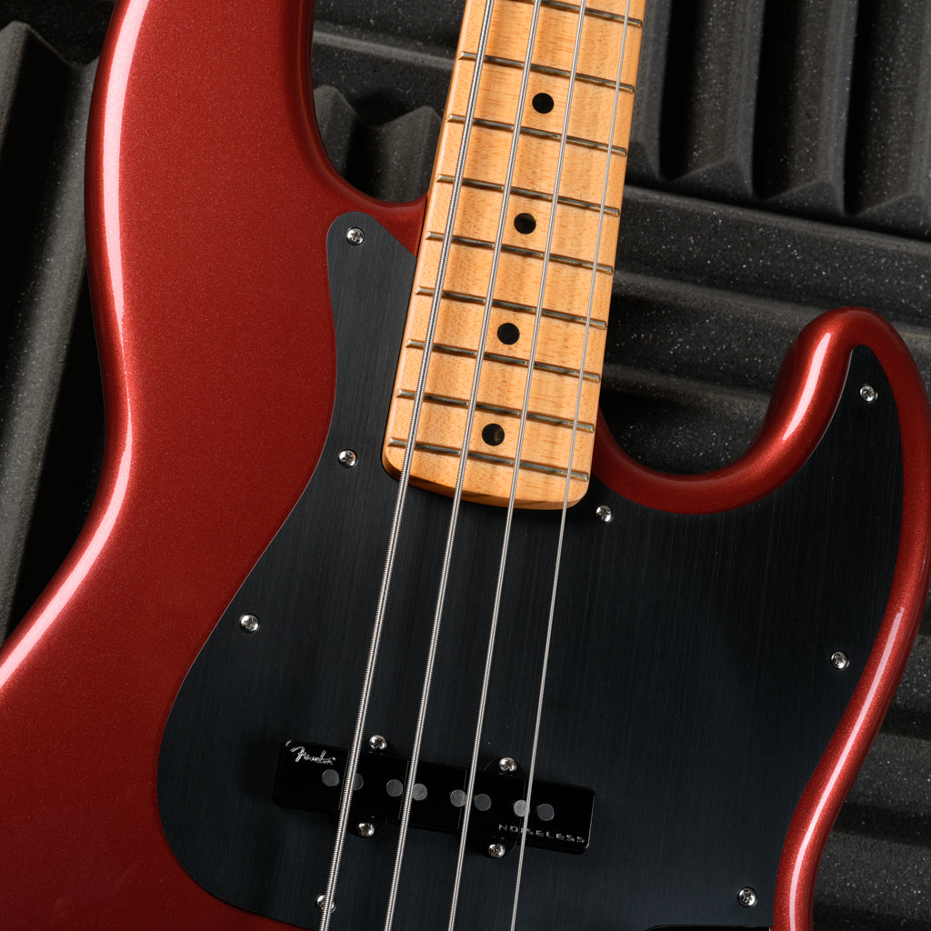 Fender American Ultra II Jazz Bass with Maple Fretboard 2024 - Sinister Red