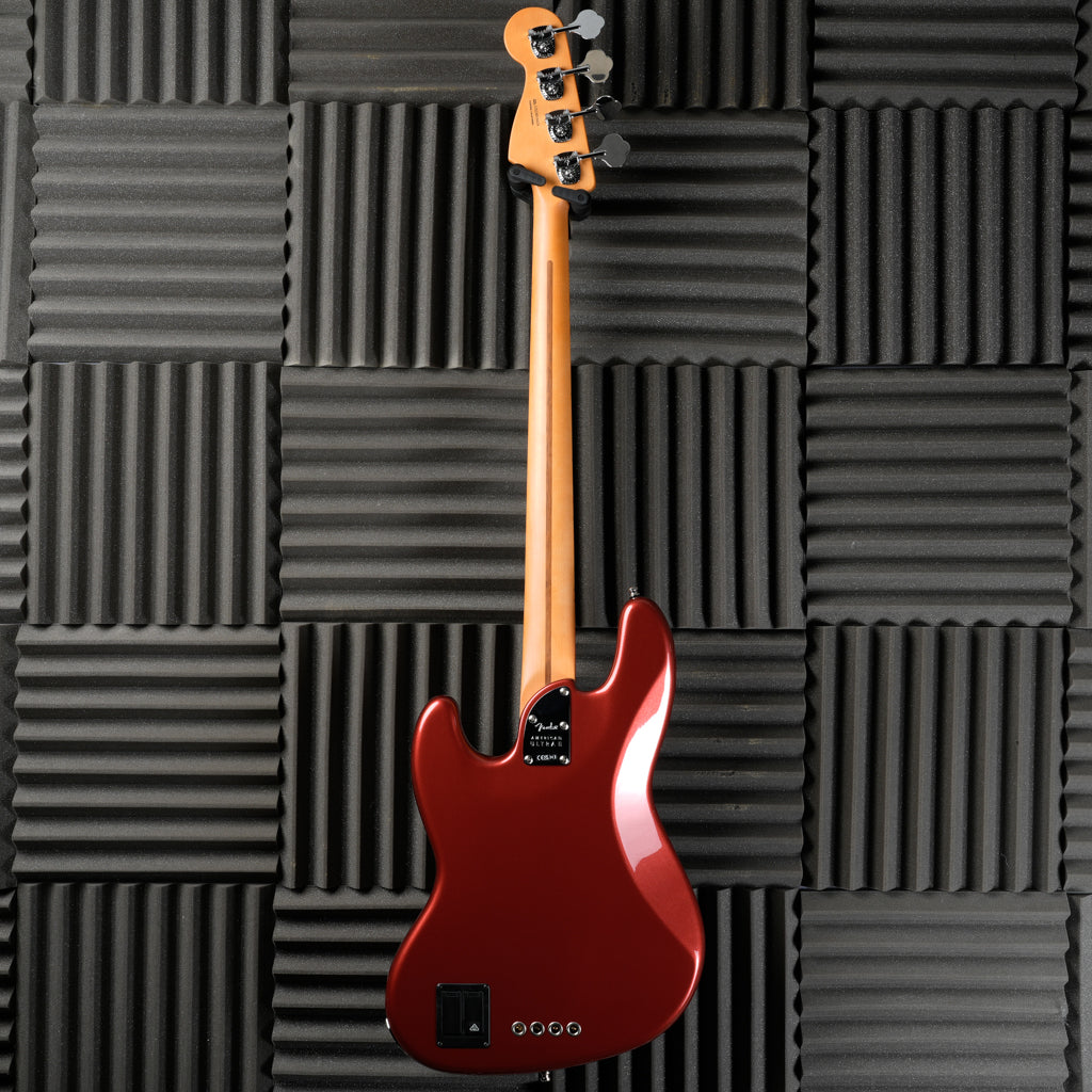 Fender American Ultra II Jazz Bass with Maple Fretboard 2024 - Sinister Red