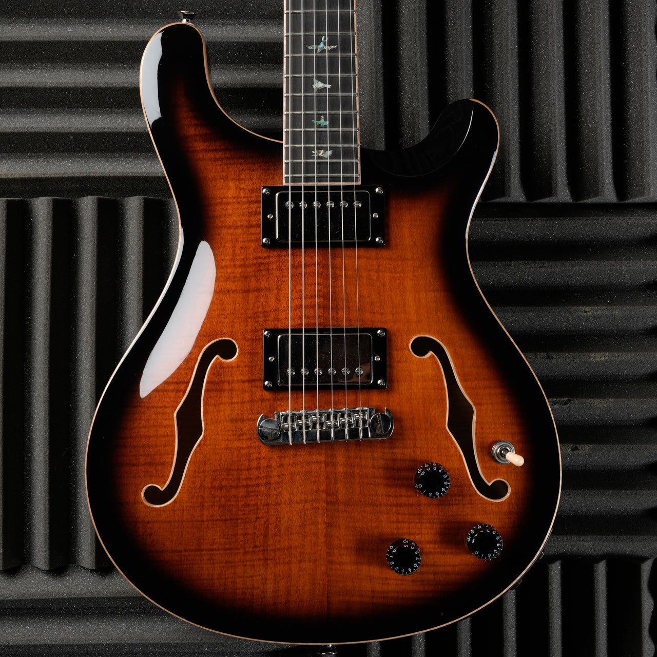 PRS SE Hollowbody II Piezo 2020 - 2024 - Black Gold Burst