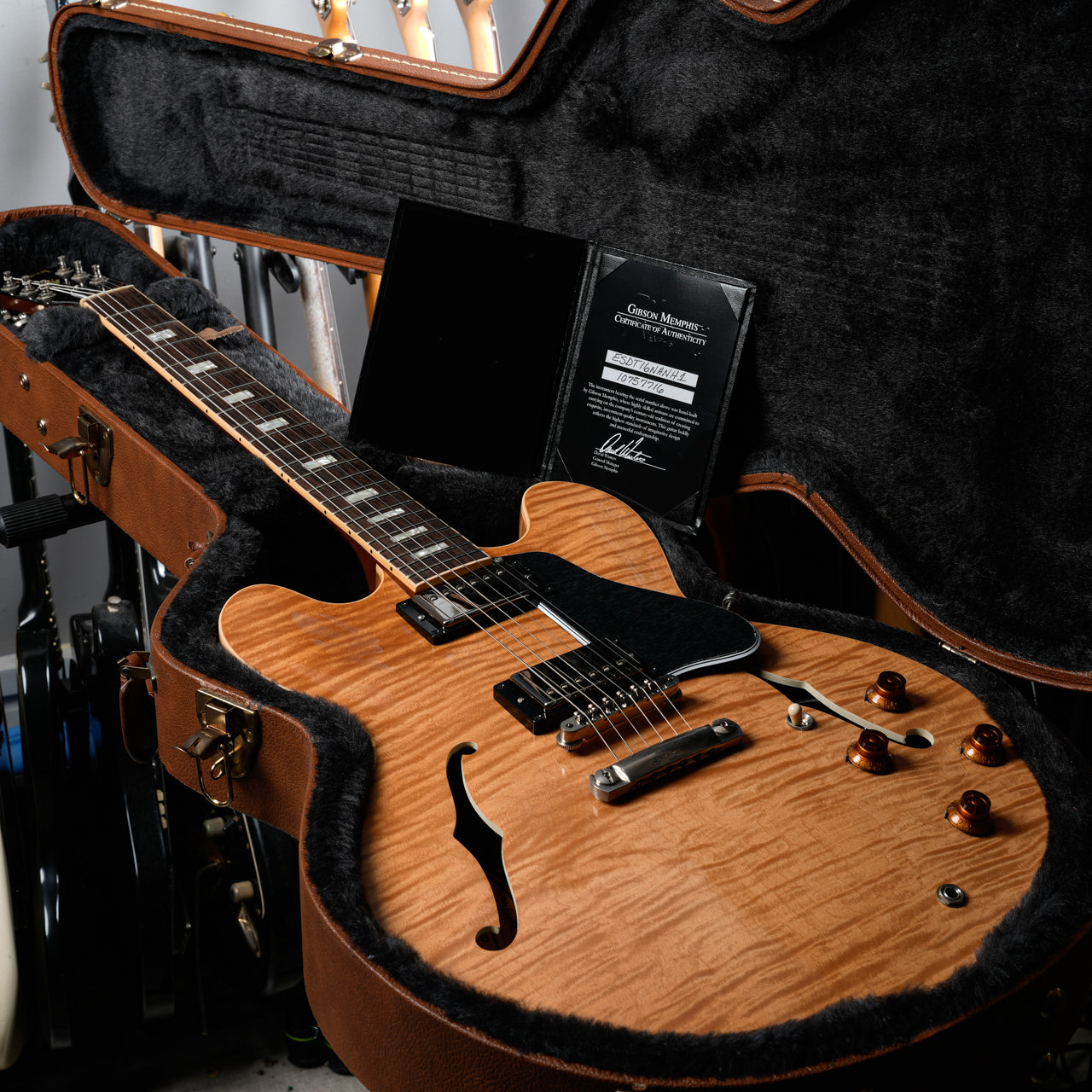 Gibson Memphis ES-335 Block 2016 - Figured Natural