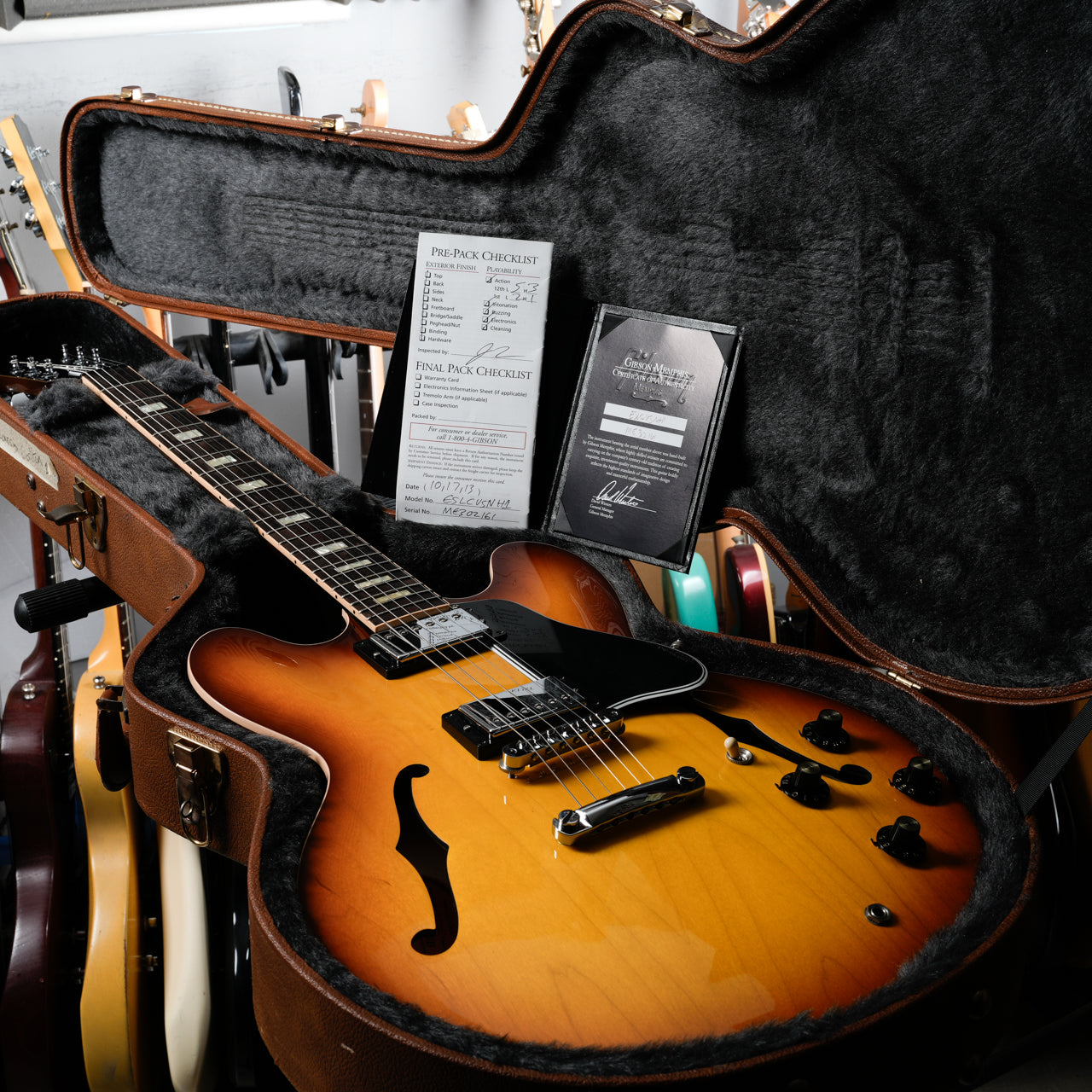 Gibson Larry Carlton Signature ES-335 2013 - Carlton Burst - Semi-hollo0w Electric Guitar