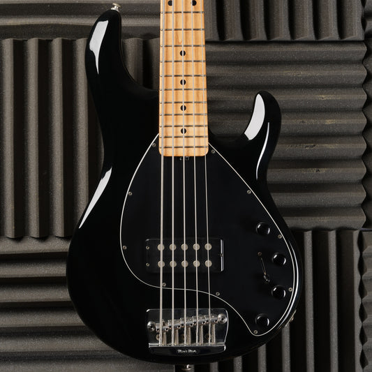 Ernie Ball Music Man StingRay 5 H with Maple Fretboard 2001 - Galaxy Black