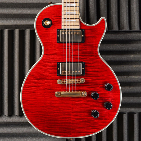 Gibson Custom Shop Les Paul Custom Figured Cherry Red Translucent 2012