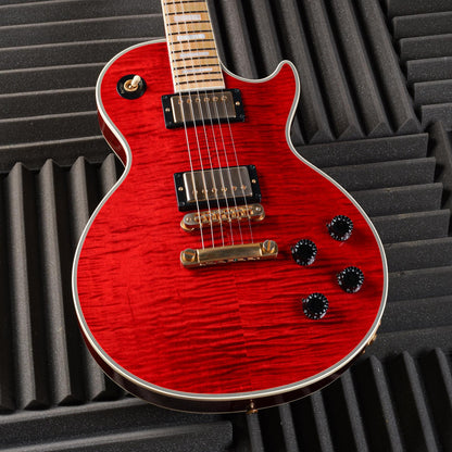 Gibson Custom Shop Les Paul Custom Figured Cherry Red Translucent 2012