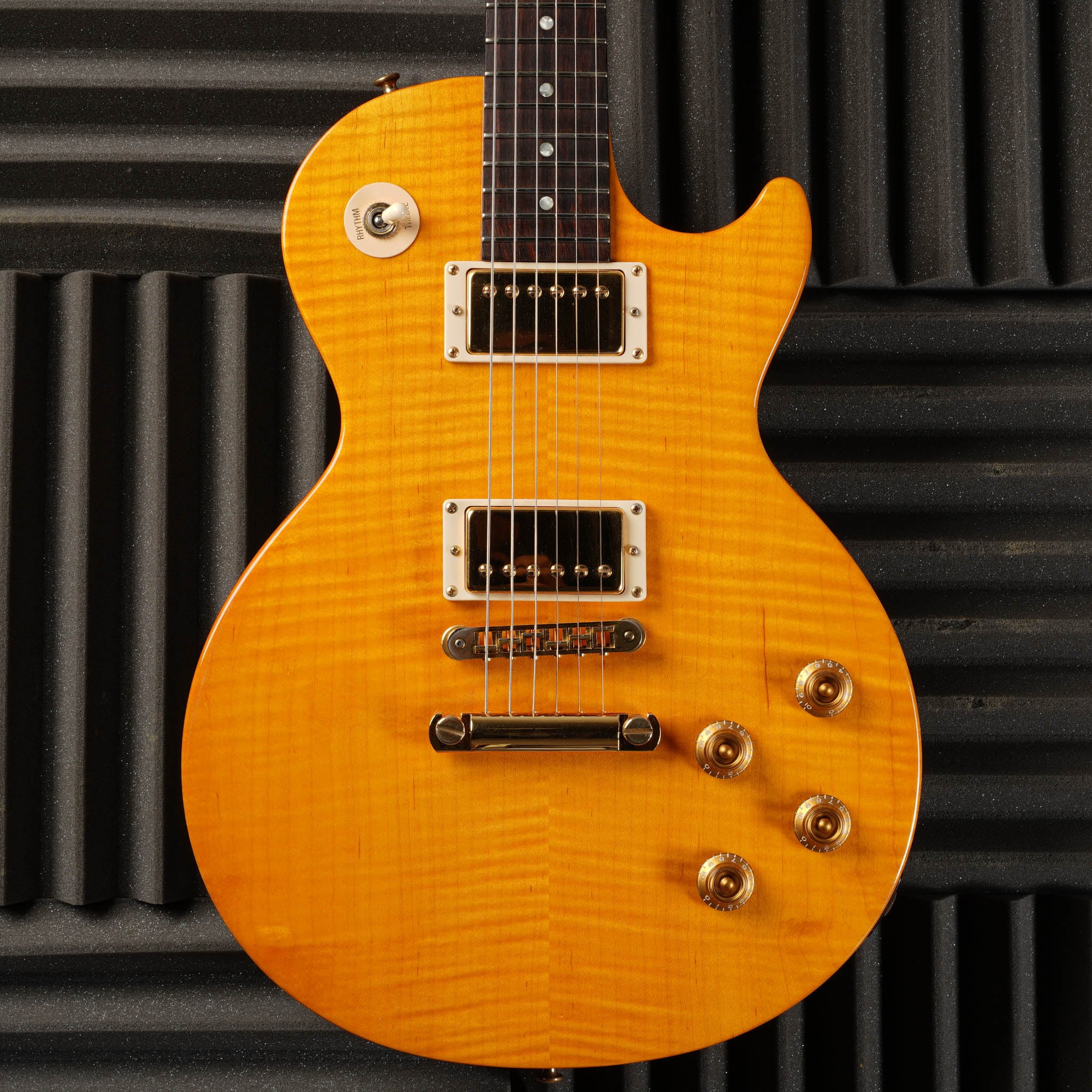 Gibson Les Paul Junior Special Plus with Humbuckers 2002 - Trans Amber –  FenderFever