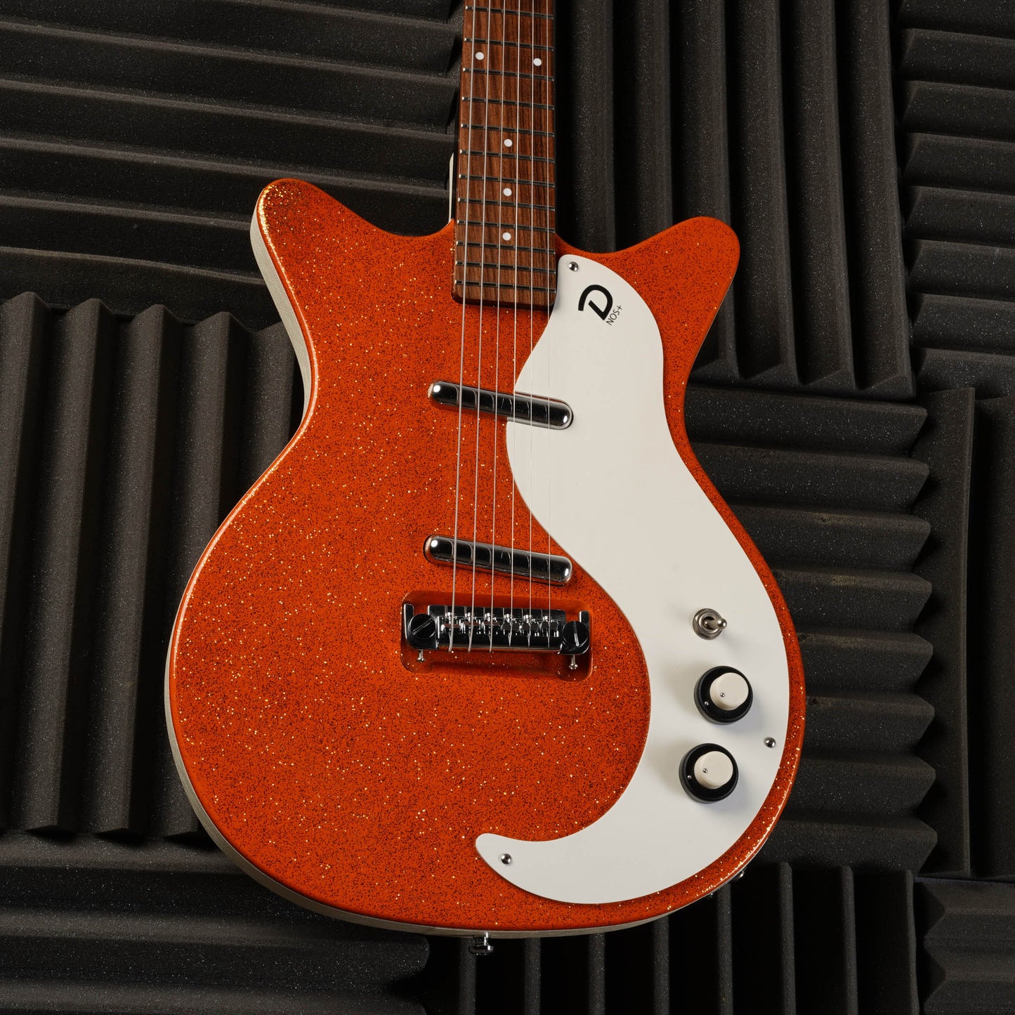 Danelectro 59M NOS+ Metalflake 60th Anniversary 2019 - Present - Orange Metalflake