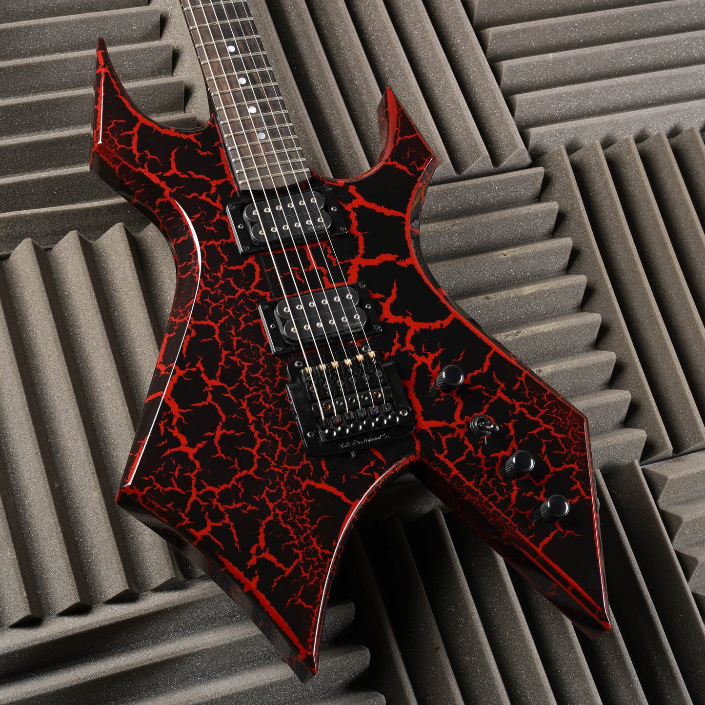 B.C. Rich Custom Shop Stranger Things “Eddie's” NJ Warlock 2022 - Relic Crackle