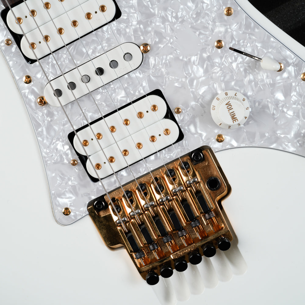 Ibanez JEM7V-WH Steve Vai Signature with Rosewood Fretboard 2009 - White