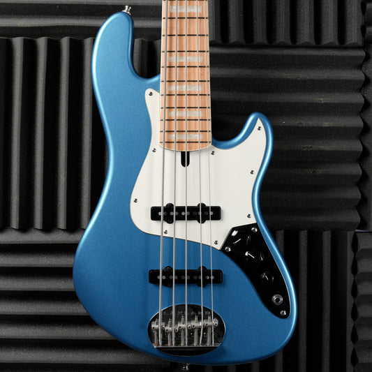 Lakland Skyline DJ-5 Darryl Jones Signature 5-String with Maple Fretboard 2008 - Lake Placid Blue