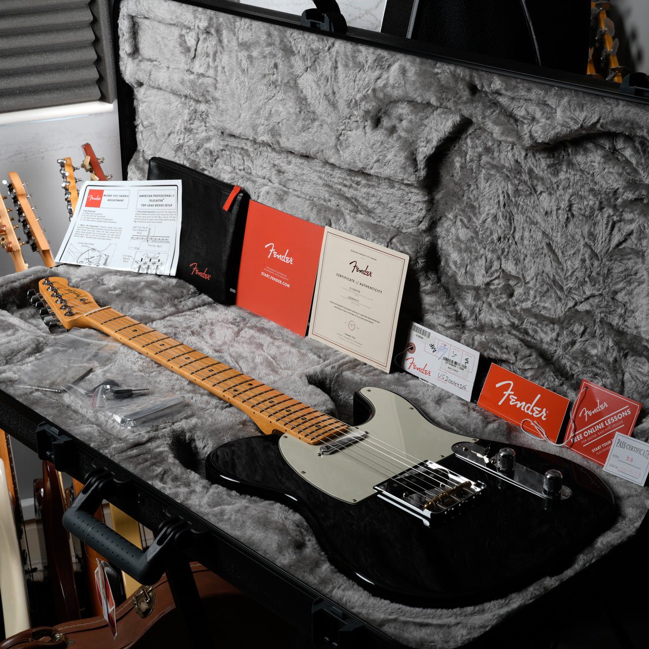 Fender American Professional II Telecaster with Maple Fretboard 2020 - Black