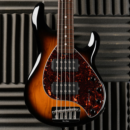 Ernie Ball Music Man StingRay 5 HH with Rosewood Fretboard 2016 - Tobacco Burst