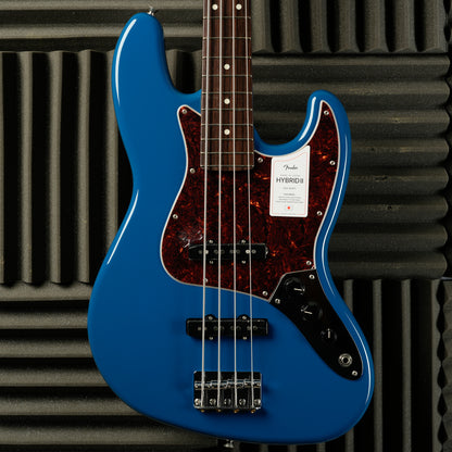 Fender MIJ Hybrid II Jazz Bass with Maple Fretboard 2024 - Forest Blue