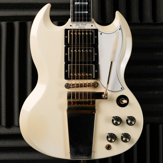 Gibson Custom Shop '63 Les Paul SG Custom Reissue with Maestro 2009 Classic White