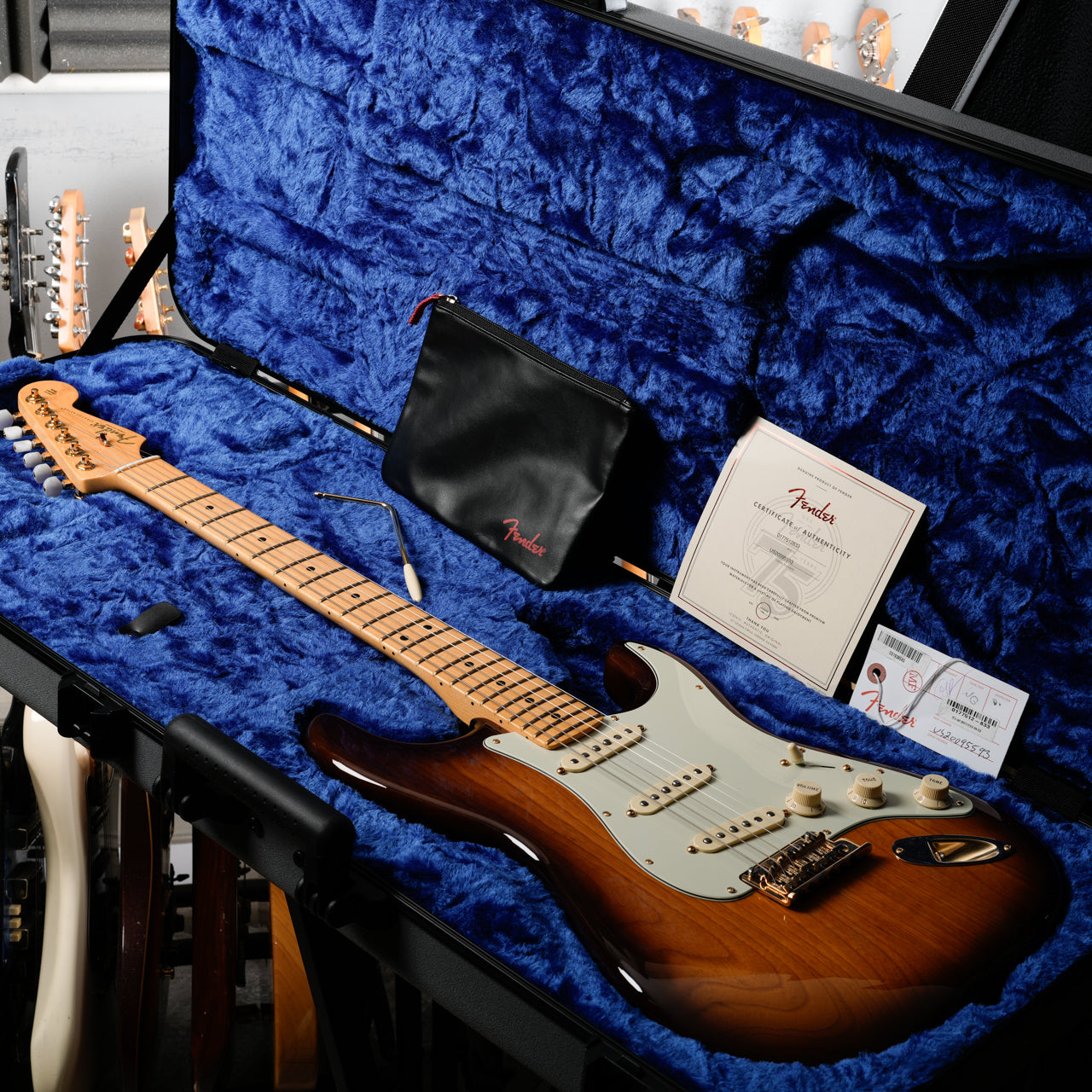 Fender 75th Anniversary Commemorative Stratocaster 2021 - 2-Color Bourbon Burst