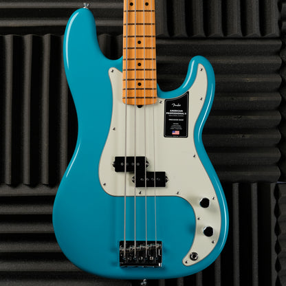 Fender American Professional II Precision Bass with Maple Fretboard 2023 - Miami Blue