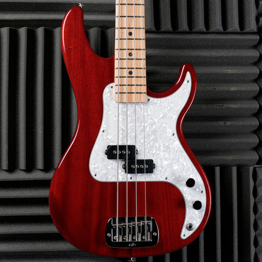 G&L 40th Anniversary SB-1 2020 - Clear Ruby Red