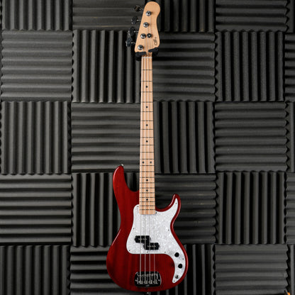 G&L 40th Anniversary SB-1 2020 - Clear Ruby Red