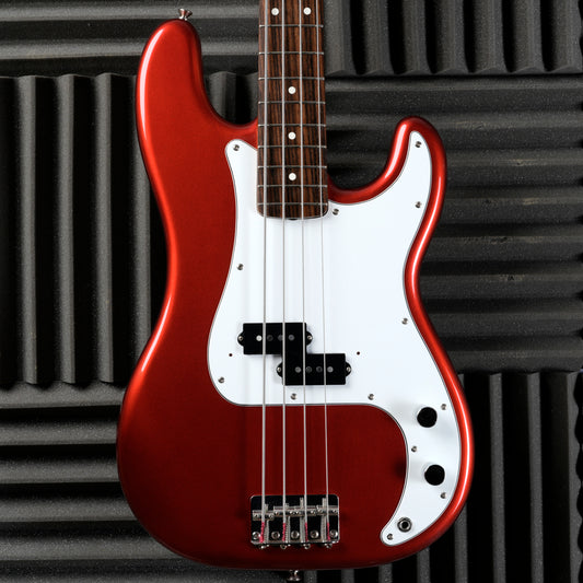Squier SPB-50 "JV Serial" Precision Bass 60's Reissue 1983 - Candy Apple Red Second-hand – Excellent
