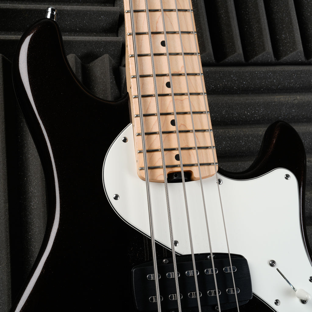 Fender American Deluxe Dimension Bass V HH with Maple Fretboard 2015 - Root Beer