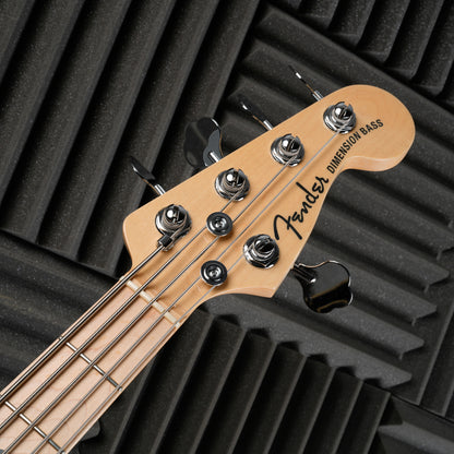 Fender American Deluxe Dimension Bass V HH with Maple Fretboard 2015 - Root Beer